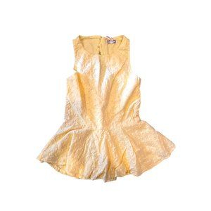 Kirra White Flower Embroidered Dress, Small Girls Size, Like New